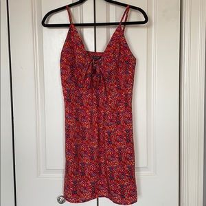Nasty Gal Patterned Key-Hole Dress